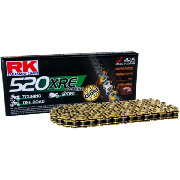 RK   XW-Ringkette GB520XRE/118 Kette offen mit Nietschloss