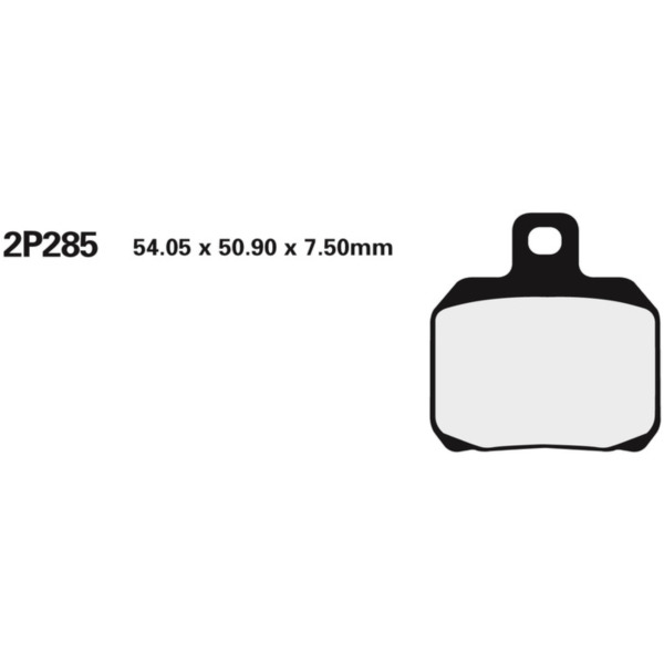 NISSIN 2P-285ST Street /Off-Road Sintered Metal Brake pads - for Ducati, Benelli, for: MV Agusta NISSIN 2P-285ST Street /Off-Road Sintered Metal Brake pads - for Ducati, Benelli, for: MV Agusta