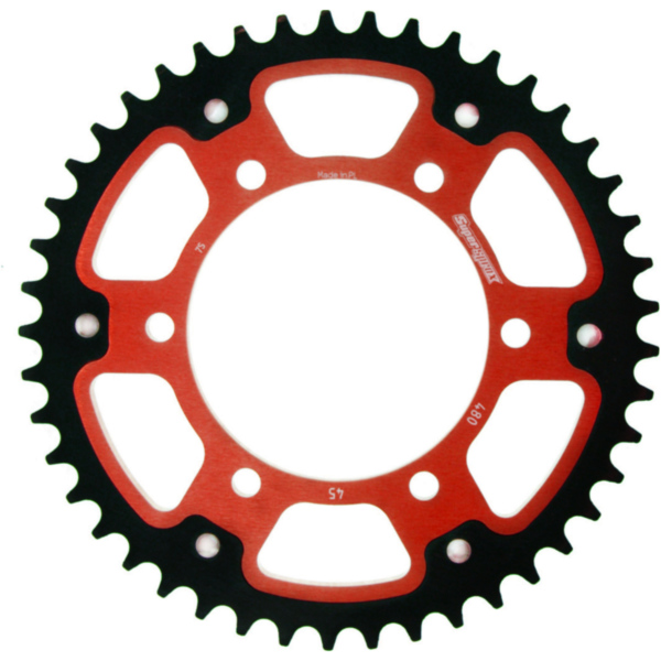 Supersprox 12810R45 Stealth-Rear Sprocket / Chain Wheel  525/45t red 