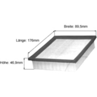 MAHLE LX 152 Air filter LX152