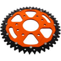 ZF ZFD-890-45-ORG sprocket Dual 45Z Pitch 520 orange D89045ORG