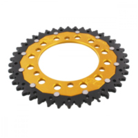 ZF ZFD-486-42-GLD Rear sprocket dua 42 tooth pitch 520 gold D48642GLD