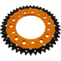 ZF ZFD-1877-44-GLD Rear sprocket dual 44 tooth pitch 525 gold D187744GLD