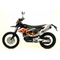SBK 8299E Auspuff Endtopf Schalldämpfer  Edelstahl Lv One  passend f&uuml;r KTM Enduro  690  2011, 63 PS, 46,3 kw