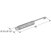 BUZZETTI 4788  Mittelständer für Peugeot, Vespa, Piaggio passend f&uuml;r Piaggio Carnaby Cruiser 300 M60400 2011, 21,9 PS, 16,1 kw