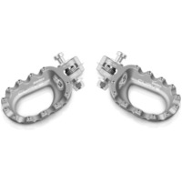 S3 ESK-970-S  Curve Fußrasten Aluminium silber für Beta, für: Gas Gas, Sherco