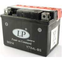 Landport 1088406 YTX4L-BS / YT4L-BS 12V/3AH DIN 50314 für: AGM Batterie, 114x71x86mm passend f&uuml;r Yamaha YJ Vino 50  2003, 