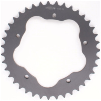 K4566L-41 PBR aluminium rear sprocket hard anodized smoke grey for PBR rear sprocket holder 525 - 41T