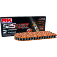 RK   XW-Ringkette orange 525 ZXW/118 Kette offen mit Nietschloss